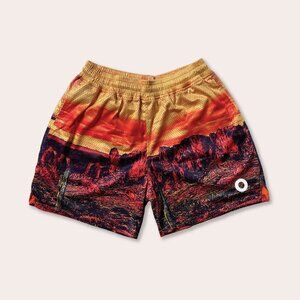 Southwest Sunset Mesh Basketball Shorts
